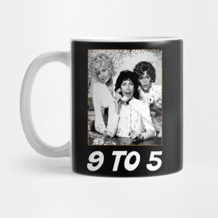 Working 9 to 5 Retro-Inspired Tees Featuring the Legendary Trio Mug